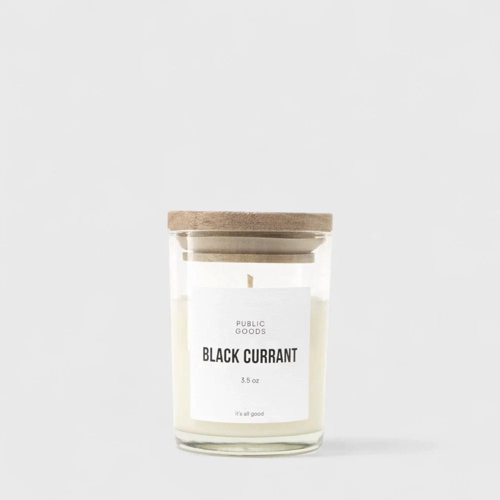 Black Currant Soy Candle Household Public Goods 3.5oz