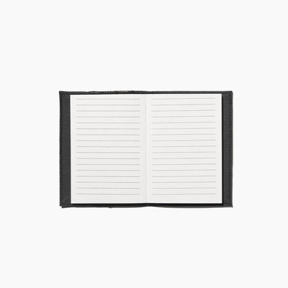 Cuaderno de piel rayado
