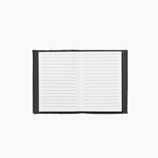 Cuaderno de piel rayado
