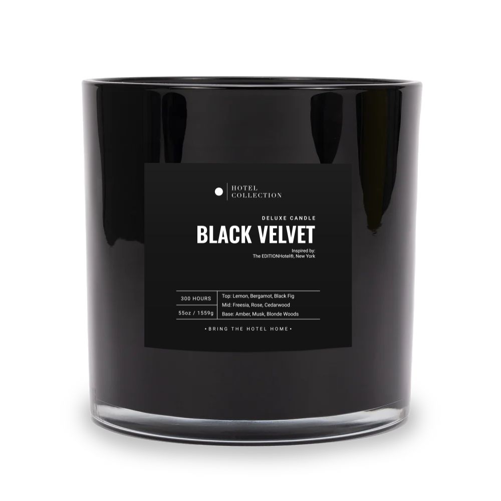 Hotel Collection Deluxe Black Velvet™ Candle Candle Hotel Collection Black