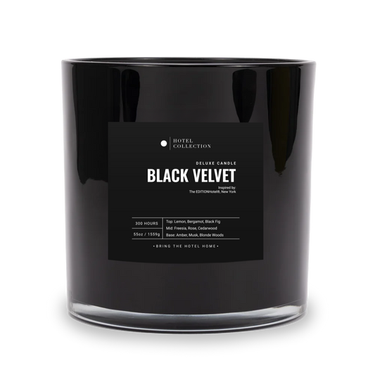 Hotel Collection Deluxe Black Velvet™ Candle Candle Hotel Collection Black