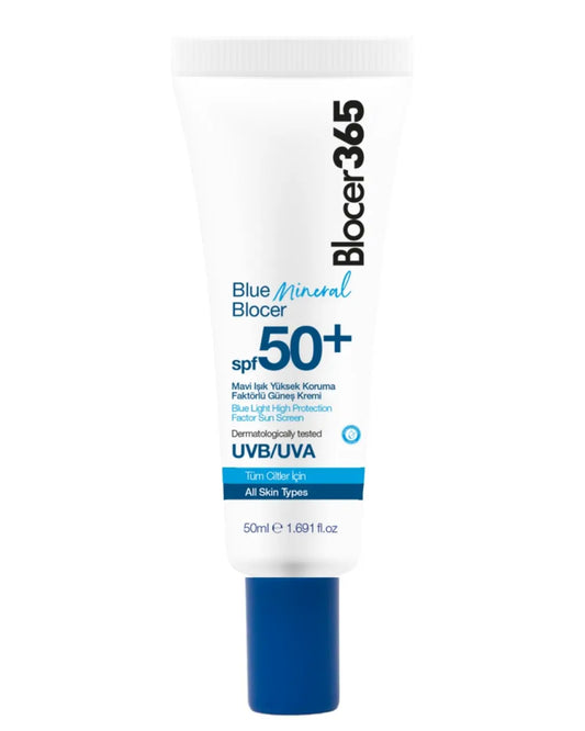 Protector solar facial Blue Blocer Blue Mineral FPS 50+ 50 ml