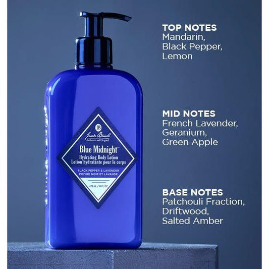 Jack Black Blue Midnight Hydrating Body Lotion 16 oz Body Lotion Pasteur Pharmacy