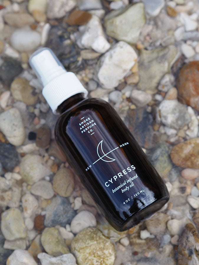 Smoke Perfume New Moon Cypress Body Oil Smoke Perfume