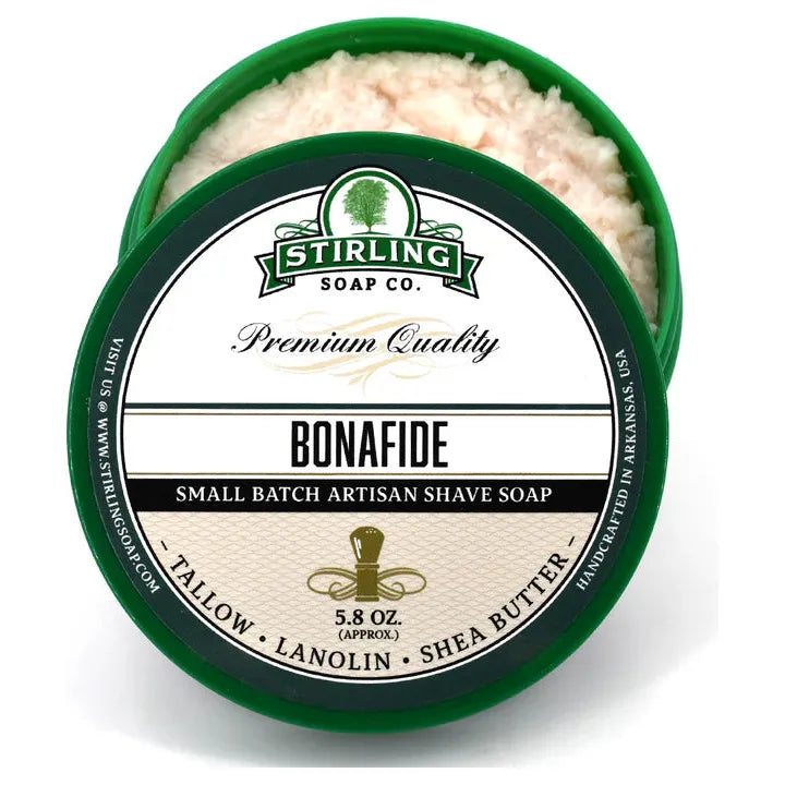 Stirling Soap Co. Bonafide Shaving Collection Shaving Set Pasteur Pharmacy Shaving Soap 5.8oz