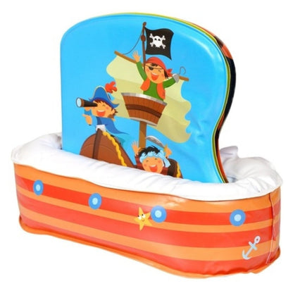 Livre de bain flottant pirate Bondigo, jouet de bain imperméable, 1 pièce