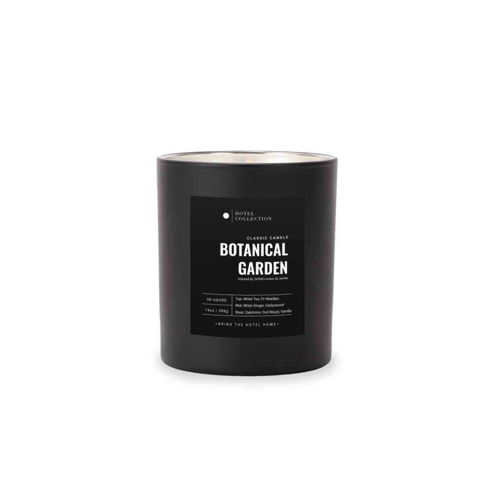 Hotel Collection Classic Botanical Garden Candle Candle Hotel Collection Black