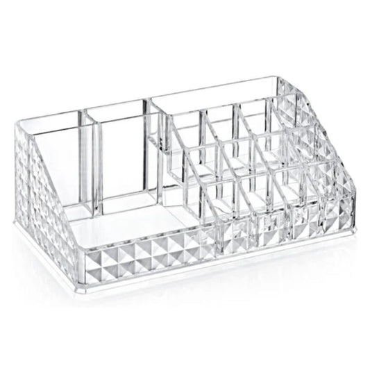 Box Up Diamond Classic Makeup Organizer for Vanity Storage