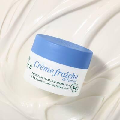 Nuxe Creme Fraiche De Beaute: Hydrating Face Cream for Dry Sensitive Skin - 48 Hour Moisture, Natural Radiance & Organic Argan Oil