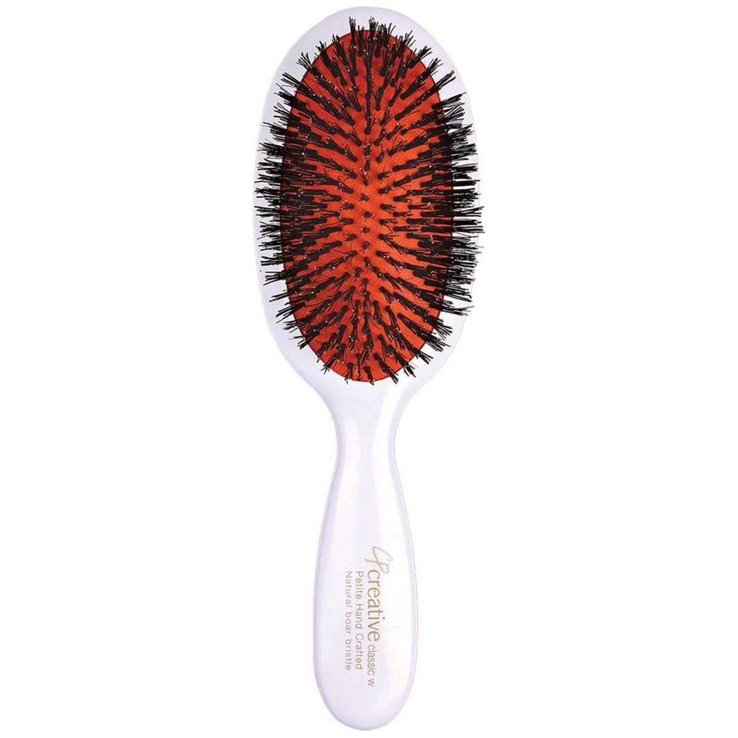 Classic Signature White Paddle Boar Bristle Hair Brush Hair Brush Pasteur Pharmacy Petite Boar Bristle