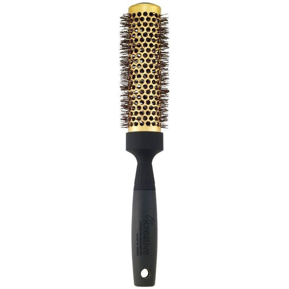 Gold Nano Ceramic Hair Brush with 6 Inch XL Barrel Hair Brush Pasteur Pharmacy 2"(CR131G-XL)