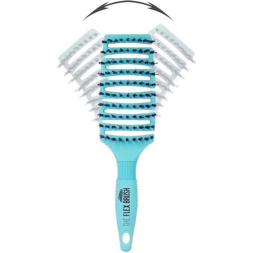 The Flex Brush | XL Mixed Bristle Hair Brush Pasteur Pharmacy Blue
