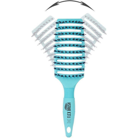 The Flex Brush | XL Mixed Bristle Hair Brush Pasteur Pharmacy Blue
