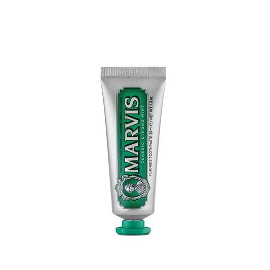 Dentifrice Marvis Strong Mint - Soin bucco-dentaire premium format voyage à l'arôme menthe intense