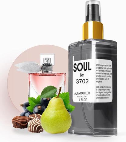 SOUL No. 3702 Impression of La Vie Est Belle Perfume for Women Women Eau de Parfum Spray 4.0 Fl Oz 120 ml  Long Lasting Fragrance
