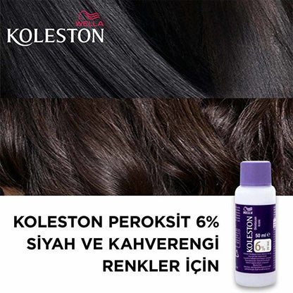 Crema oxidante Wella Koleston 6% - 3.38 Fl Oz | Tinte para el cabello