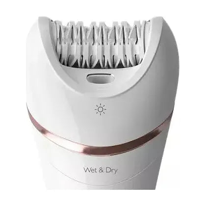 Philips Epilator Series 8000 5 in 1 Shaver Trimmer Pedicure and Body Exfoliator with 9 Accessories - 16 Oz Epilator Pasteur Pharmacy