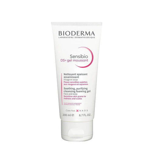 Bioderma Sensibio DS+ Anti-Seborrheic Dermatitis Cleansing Gel 200 ml - Soothing Cleansing Gel for Sensitive Skin