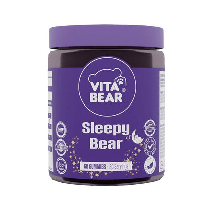 Vita Bear Sleepy Bear 60 Gomitas - Suplemento de melatonina