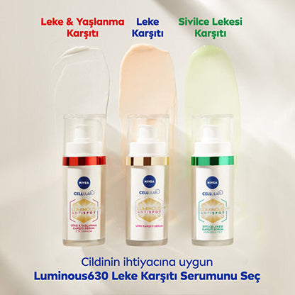 Sérum antiedad Nivea Luminous630 30 ml - Tratamiento para manchas oscuras | Experto en cuidado de la piel