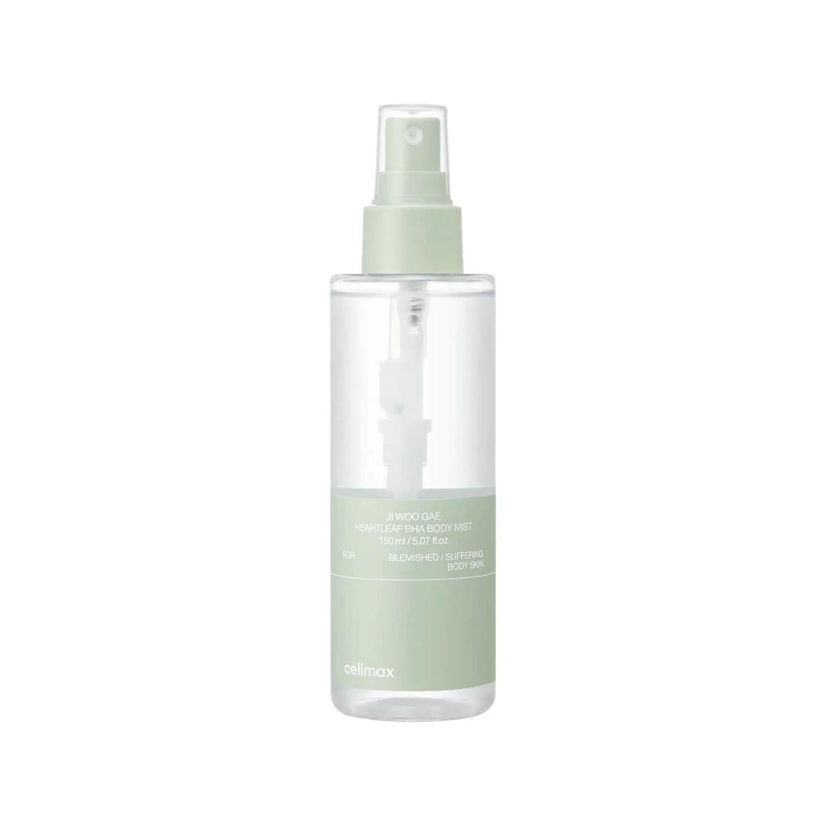 Brume corporelle au Heartleaf et BHA pour une peau nette Celimax Ji Woo Gae 150 ml