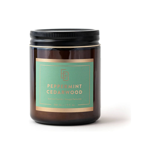 Educated Beards Peppermint & Cedarwood Scented Candle 9 fl.oz Scented Candle Pasteur Pharmacy