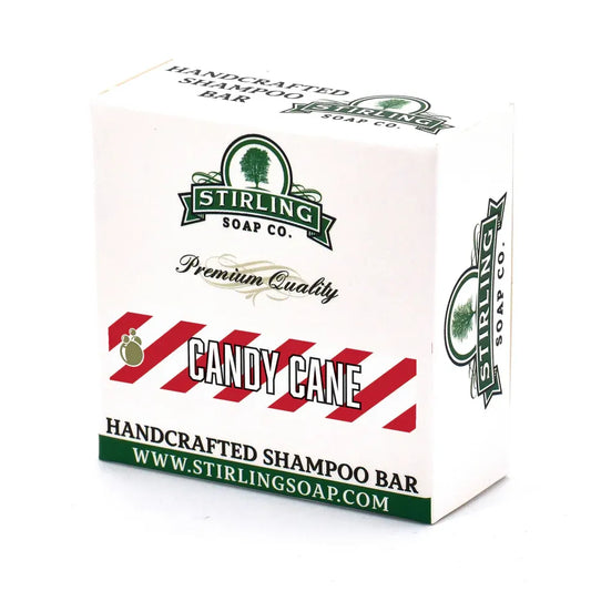 Stirling Soap Co. Candy Cane Shampoo Bar 3.8 Oz Shampoo Bar Pasteur Pharmacy