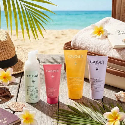 Coffret voyage 4 pièces Caudalie pour une peau éclatante