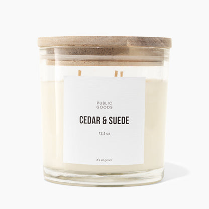 Vela de Soja Cedro y Ante
