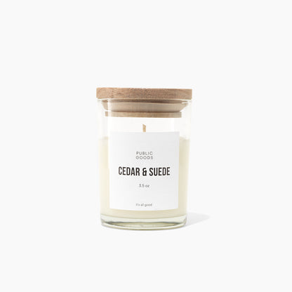 Vela de Soja Cedro y Ante