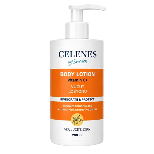 Loción corporal Celenes Sea Buckthorn, cuidado nutritivo, 200 ml