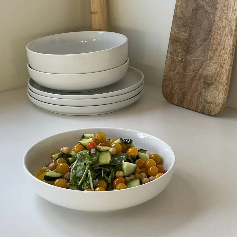 Ceramic Dinner Bowls (Set of 4) Household Public Goods