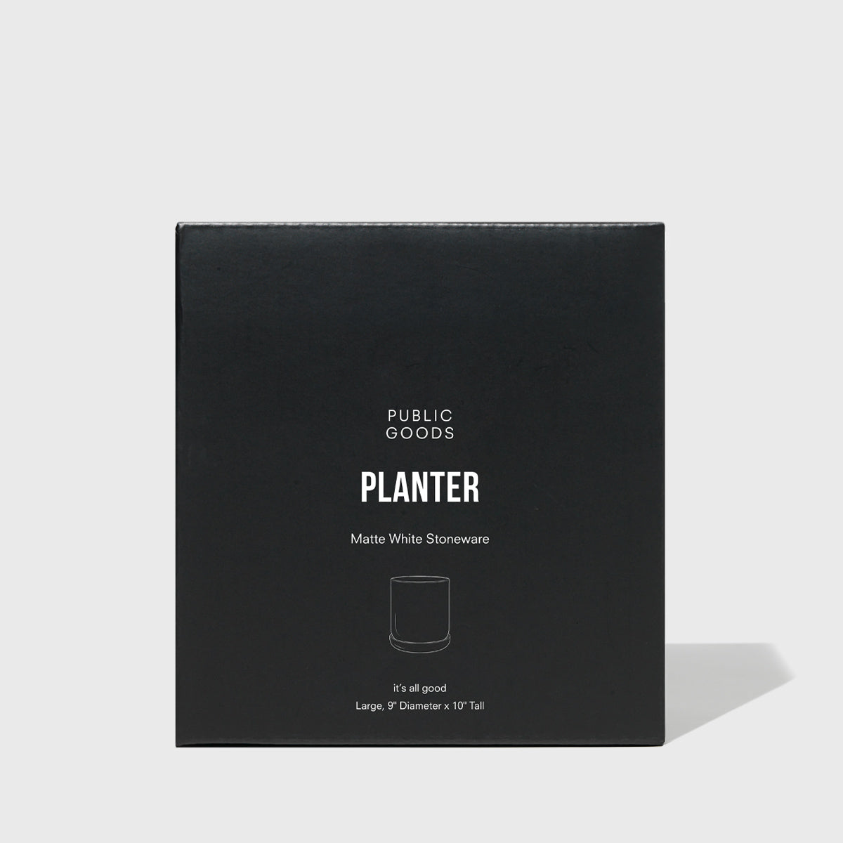 Large Stoneware Planter Public Goods
