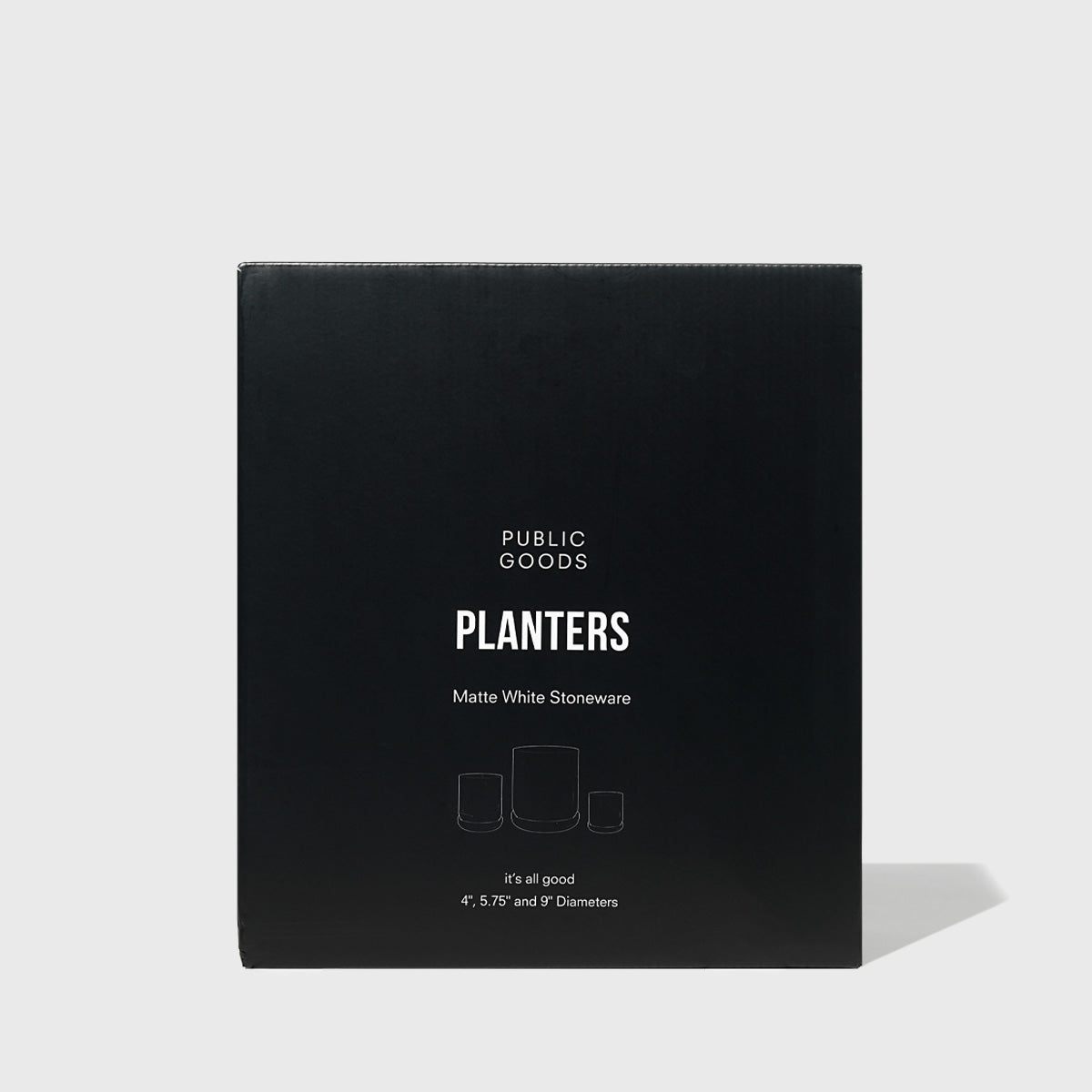 Assorted Stoneware Planters Public Goods
