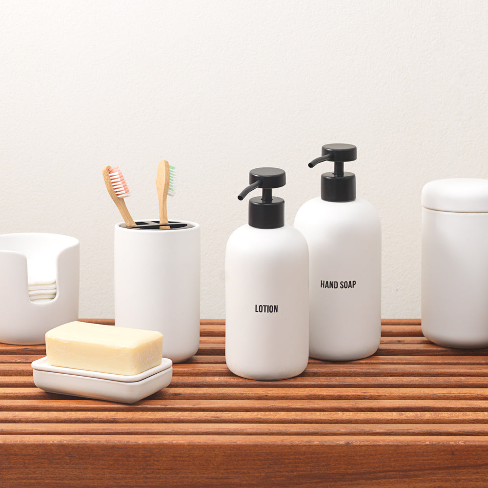 Stoneware Hand Soap Dispenser Public Goods