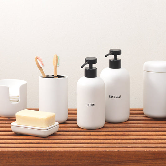 Stoneware Hand Soap Dispenser Public Goods