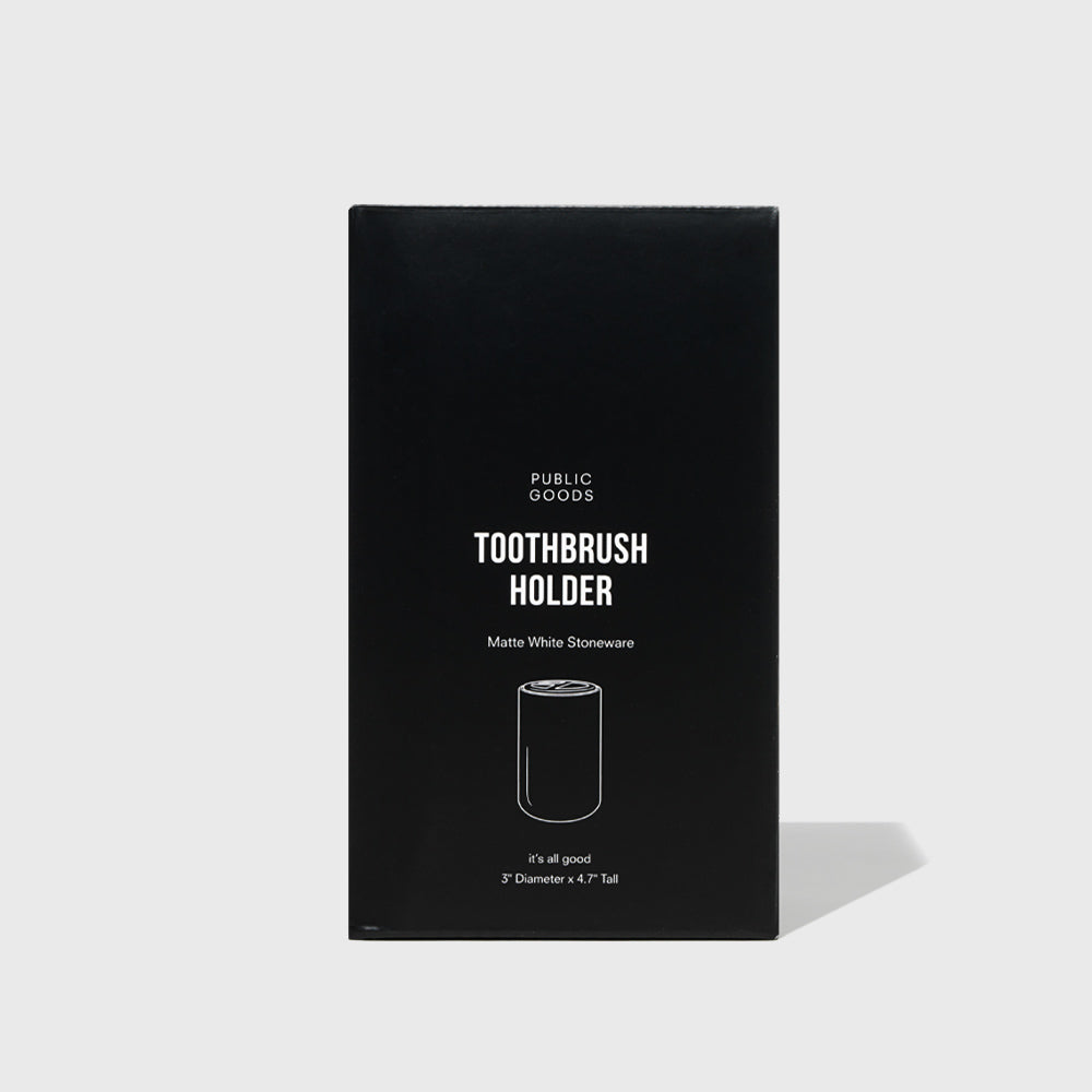 Stoneware Toothbrush Holder Public Goods