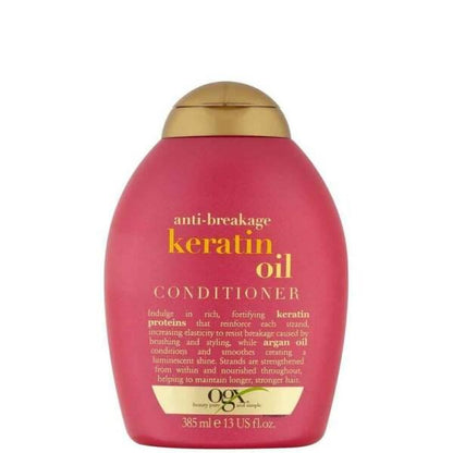 Acondicionador Organix Keratin Oil - Nutrición y protección capilar sin sulfatos 13.01 fl oz