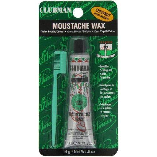 Clubman Pinaud Chestnut Moustache Wax 14g wax Pasteur Pharmacy