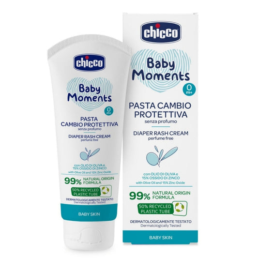 Crème change naturelle Chicco Baby Moments pour peaux sensibles 100 ml