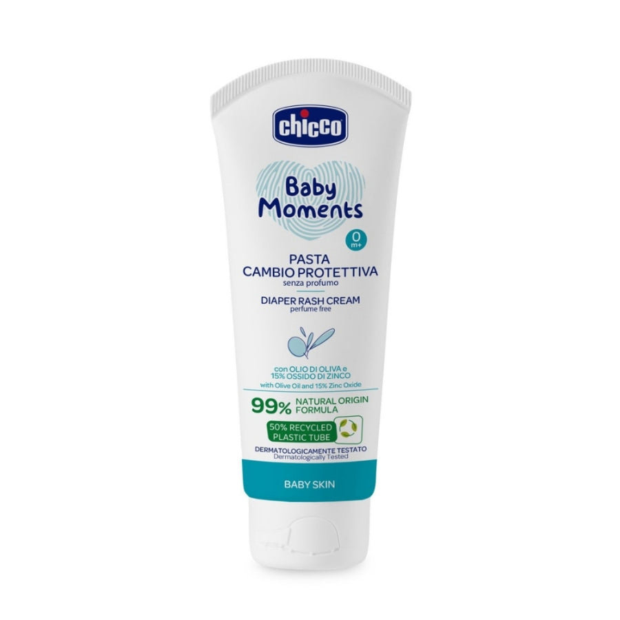 Chicco Baby Moments Natural Diaper Cream for Sensitive Skin 100ml
