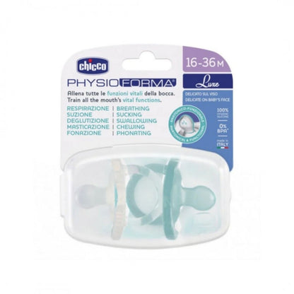 Sucettes orthodontiques Chicco PhysioForma Luxe 16-36 mois, lot de 2