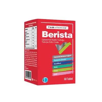 Tabvitamins Berista: Tabletas de suplemento dietético de berberina liposomal y hierbas