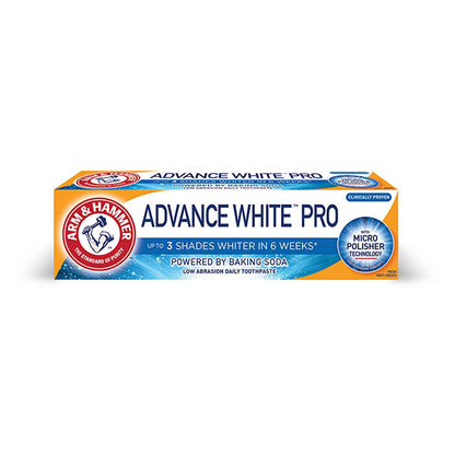 Pasta de dientes Arm & Hammer Advance White Pro: blanquea los dientes hasta 3 tonos y elimina manchas difíciles: limpieza profunda y aliento fresco