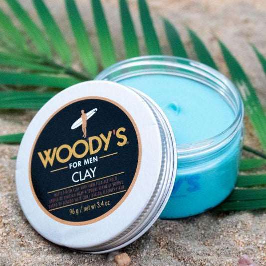 Woody's ForMen Matte Finish Clay 3.4 Oz Hair Clay Pasteur Pharmacy
