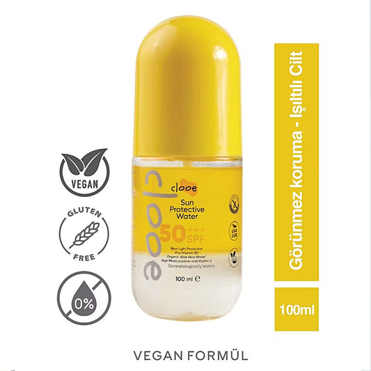 Clooe Vegan Bi-Phase High Protection SPF 50 Sun Water 100 ml