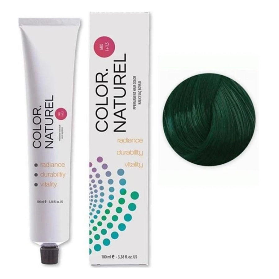 Color Naturel Permanent Hair Color Green 100ml