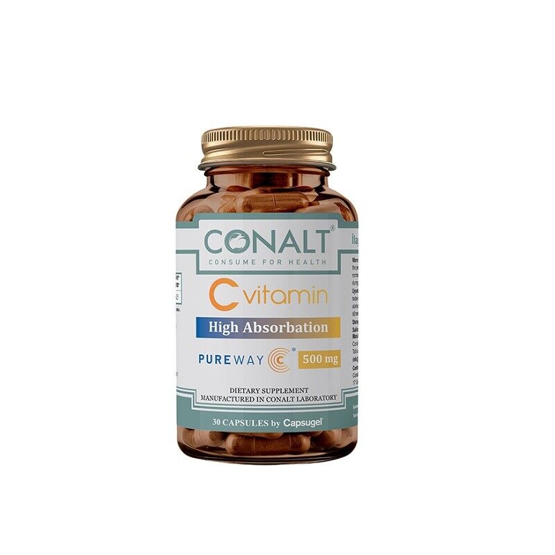 Suplemento dietético Conalt Vitamina C Pureway 500 mg 30 cápsulas