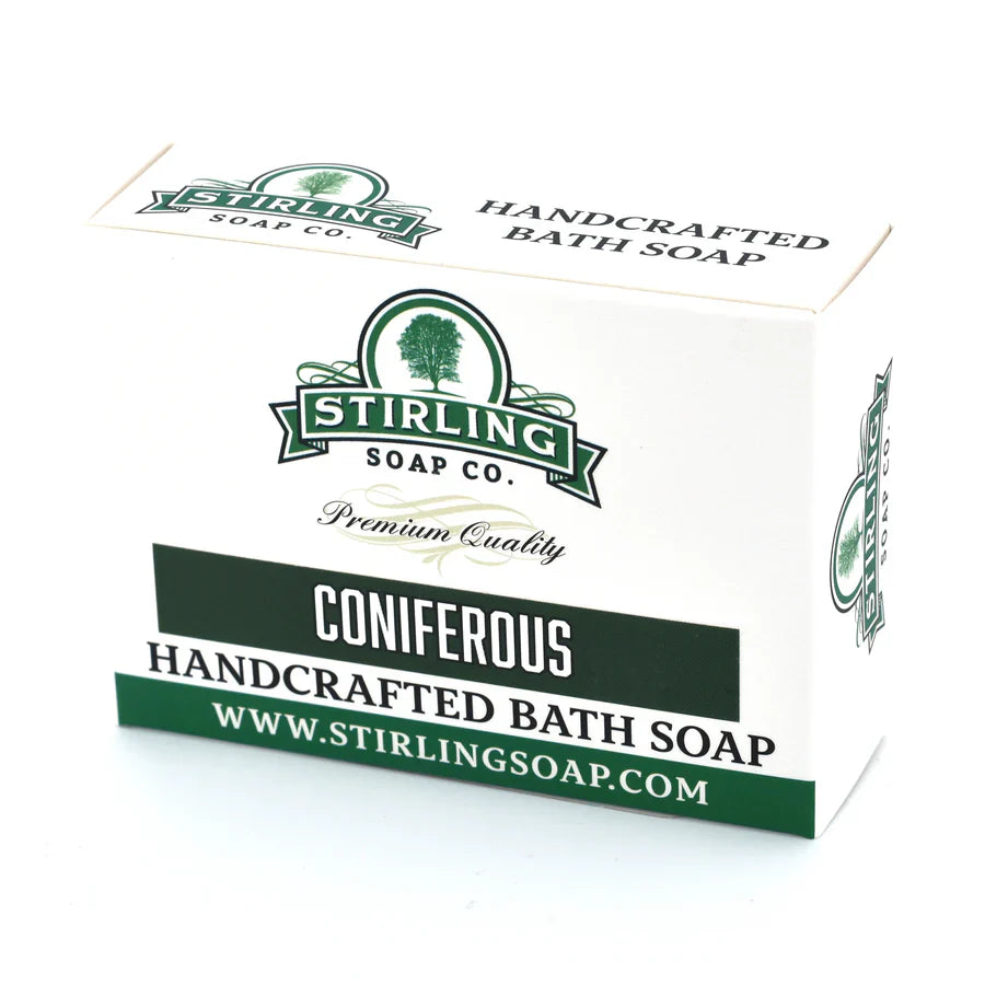 Stirling Soap Co. Bath Soap Bar 5.5 Oz Collection Bar Soap Pasteur Pharmacy Coniferous