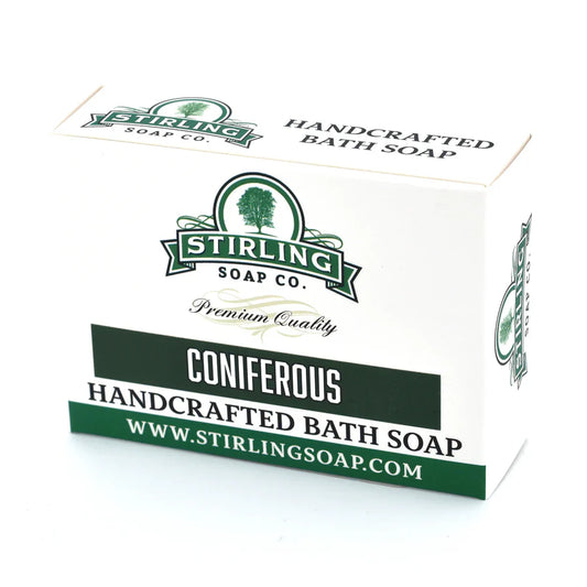 Stirling Soap Co. Bath Soap Bar 5.5 Oz Collection Bar Soap Pasteur Pharmacy Coniferous
